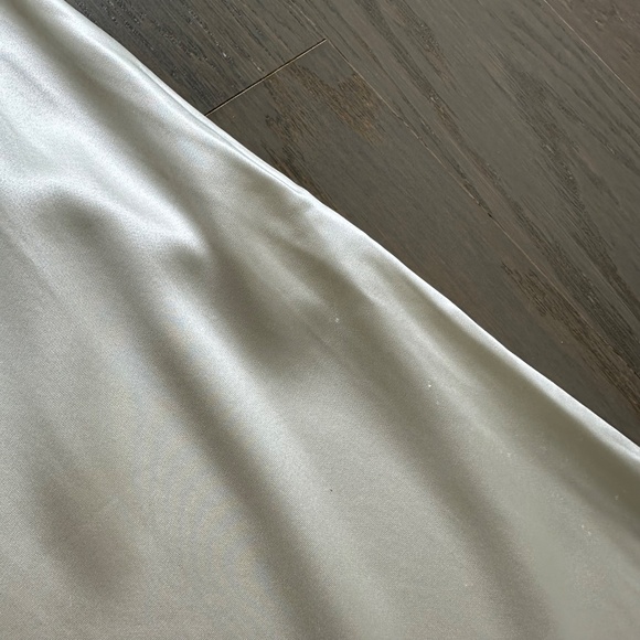 Reformation RONDA White Ivory Silk Maxi Dress Gown Size 6 Bridal Wedding w/ tag - Picture 9 of 16